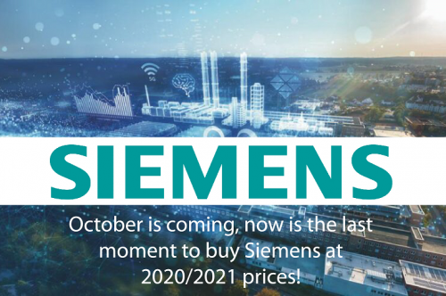 SIEMENS prices of 2020/2021 fiscal year